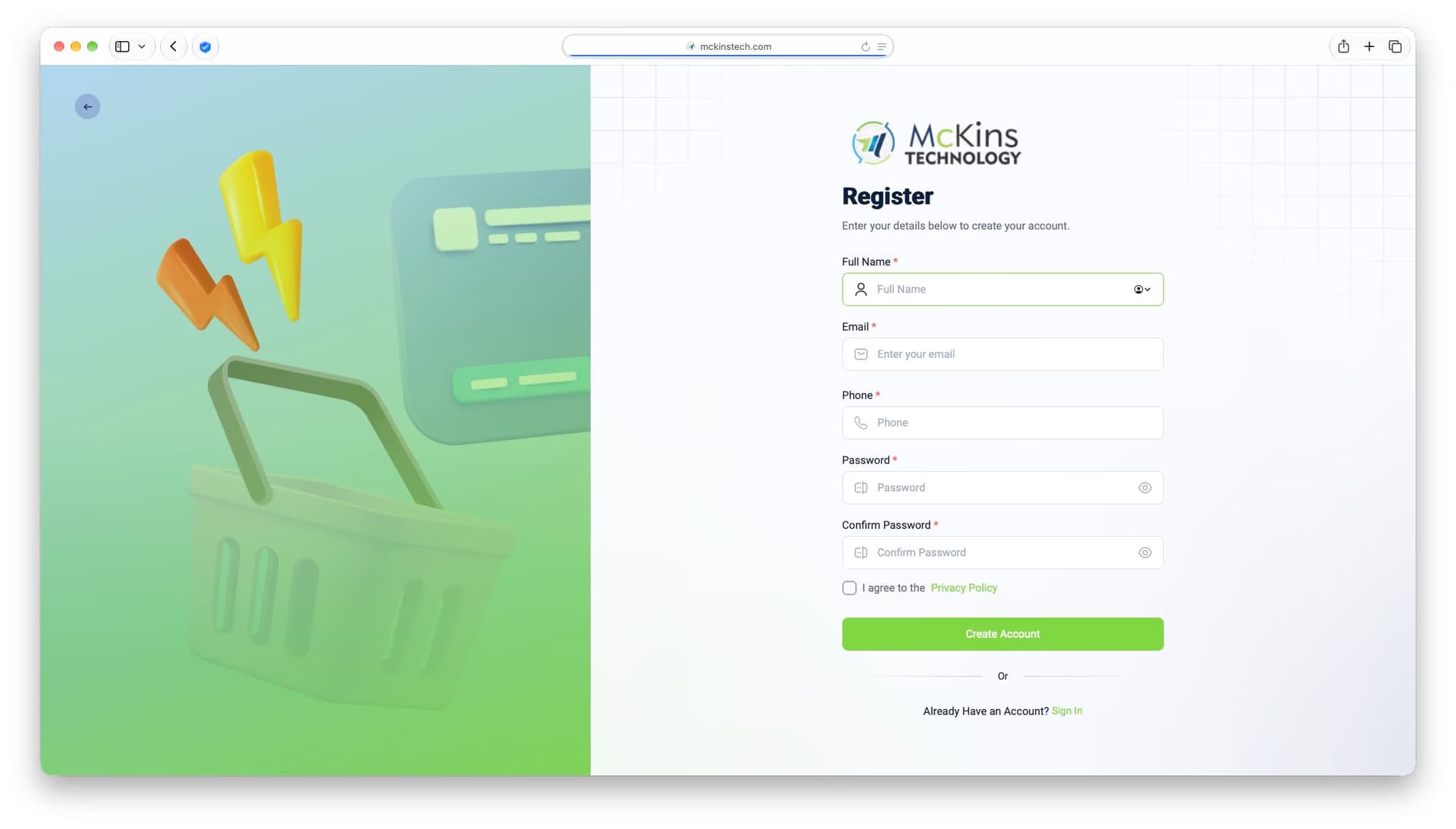 E-Commerce Website screenshot 3