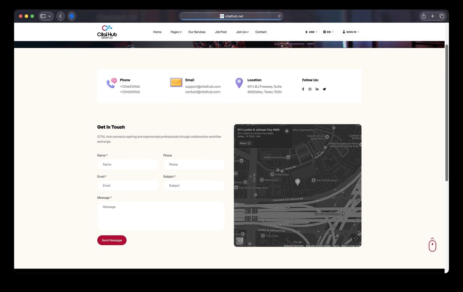 Networking Website screenshot 3