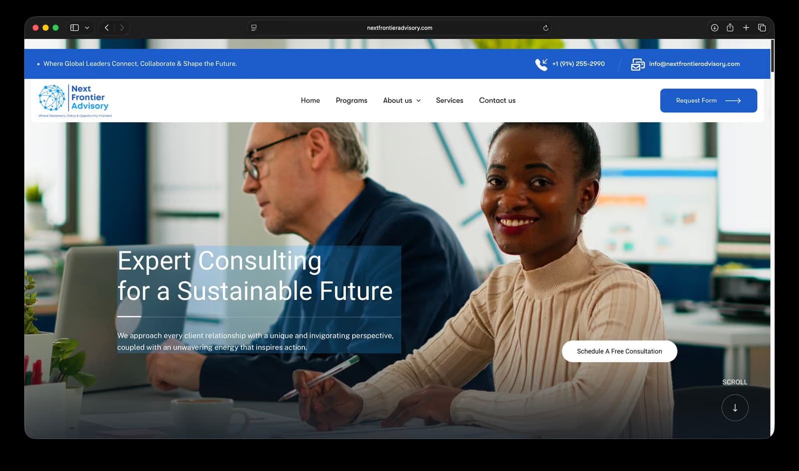 Advisory Website