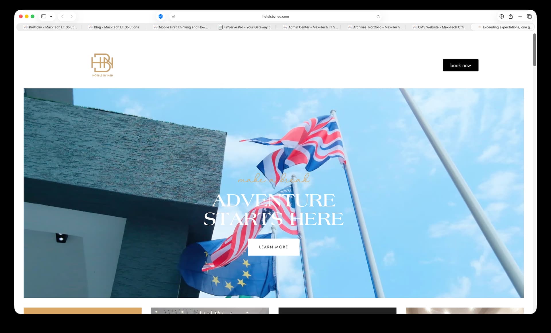 Hospitality Website