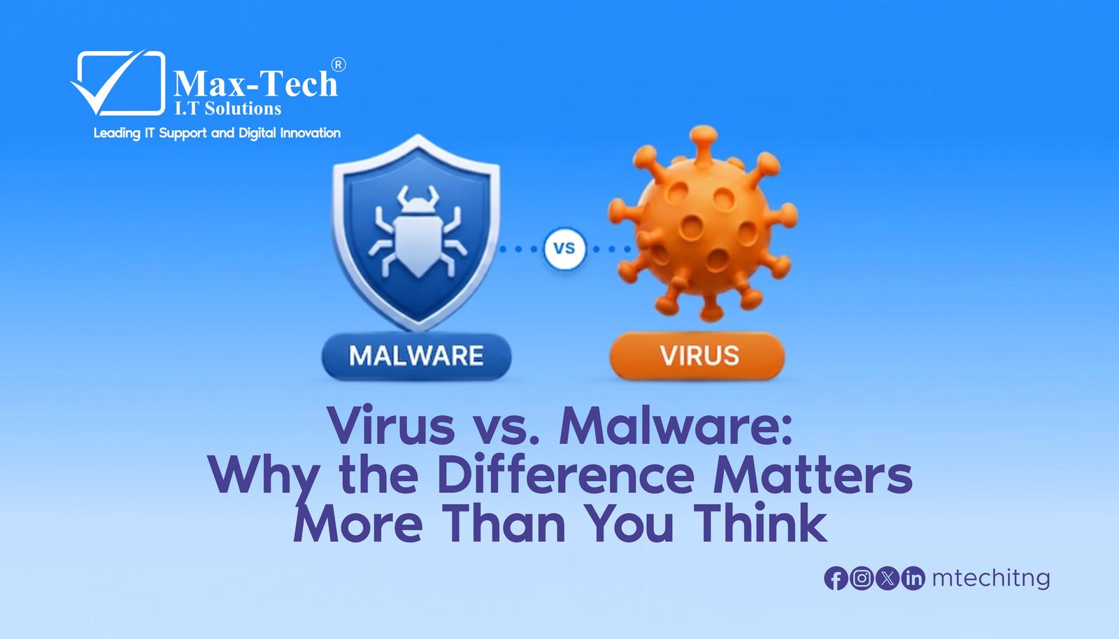 Virus vs. Malware: Why the Difference Matters More Than You Think.