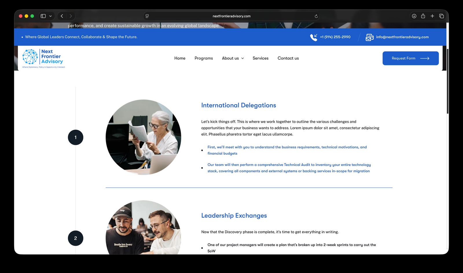 Next Frontier Advisory LLC. screenshot 3