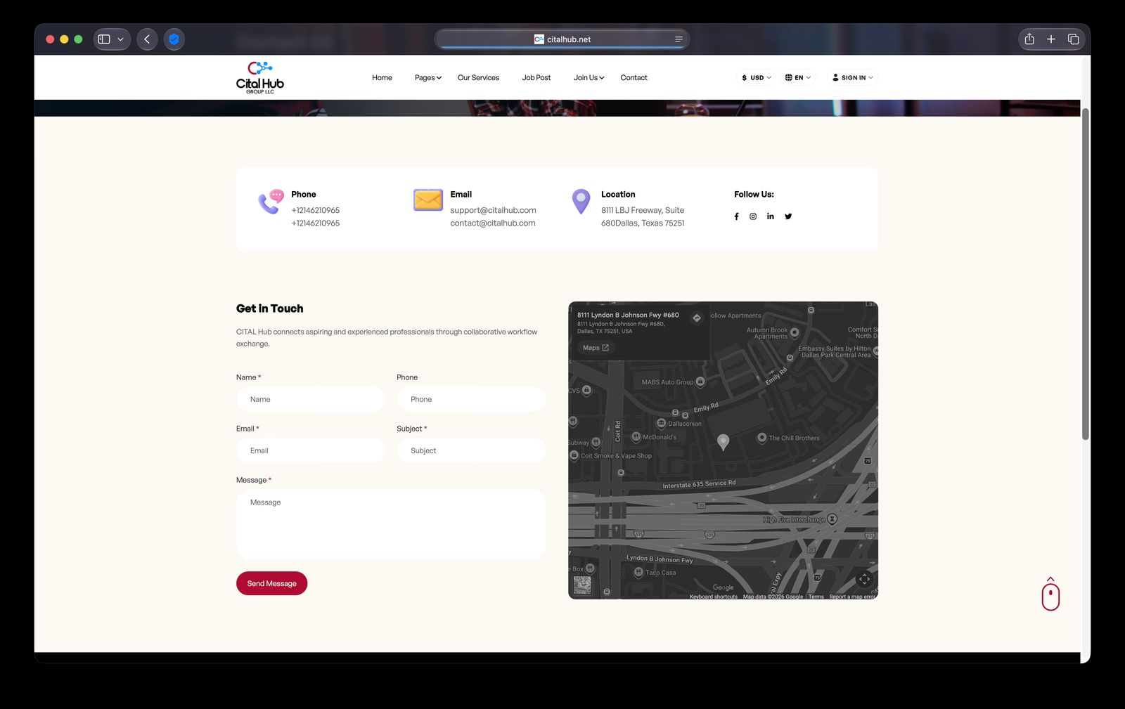 Networking Website screenshot 3